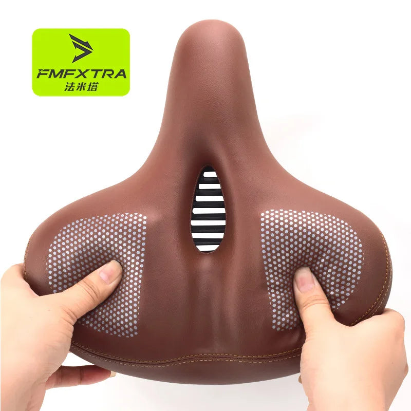 Bicycle Seats for Comfort Men Women Oversized & Extra Soft Padded Bike Seat Cushion Comfortable Large Bike Saddle Mountain