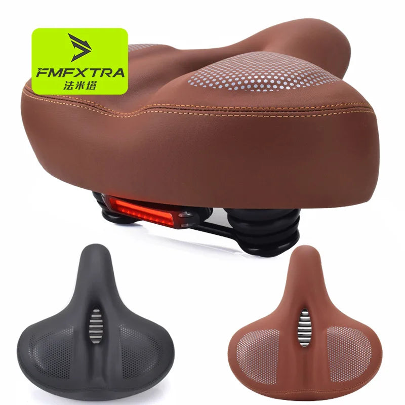 Bicycle Seats for Comfort Men Women Oversized & Extra Soft Padded Bike Seat Cushion Comfortable Large Bike Saddle Mountain