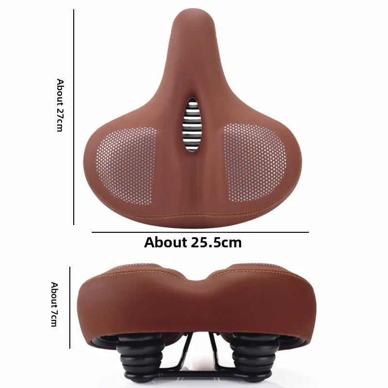 Bicycle Seats for Comfort Men Women Oversized & Extra Soft Padded Bike Seat Cushion Comfortable Large Bike Saddle Mountain